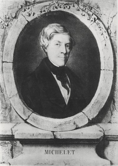 Ritratto di Jules Michelet, 1843 da Tony Toullion